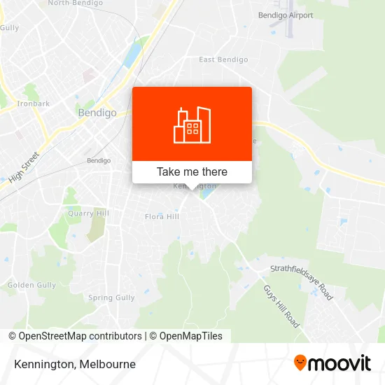 Kennington map