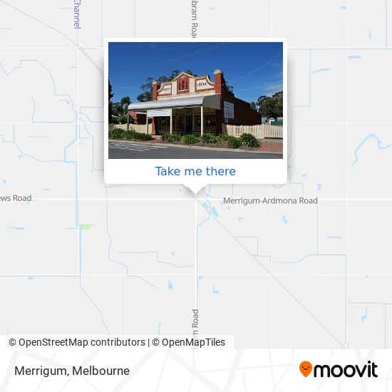 Merrigum map