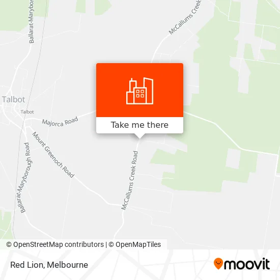 Red Lion map