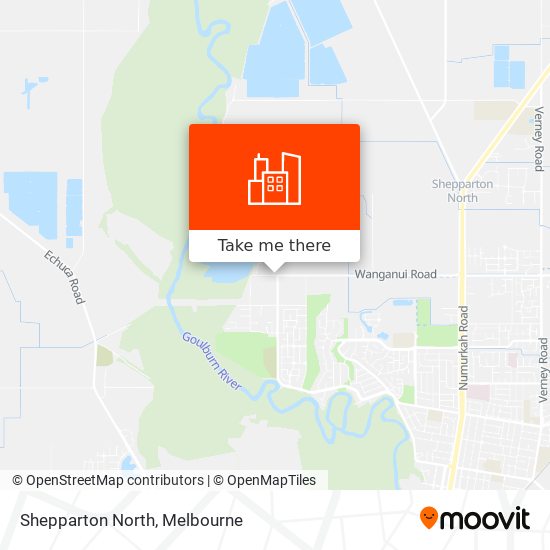 Shepparton North map