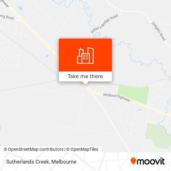 Sutherlands Creek map