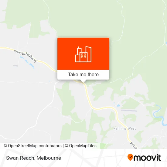 Swan Reach map