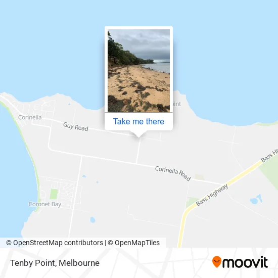 Tenby Point map