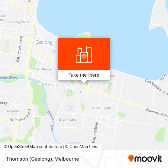 Thomson (Geelong) map