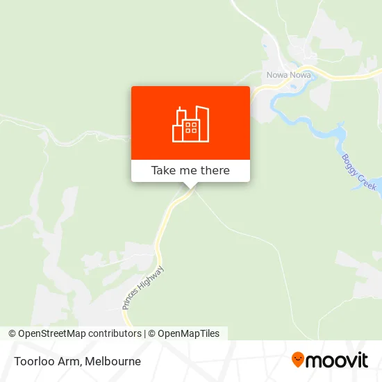 Toorloo Arm map
