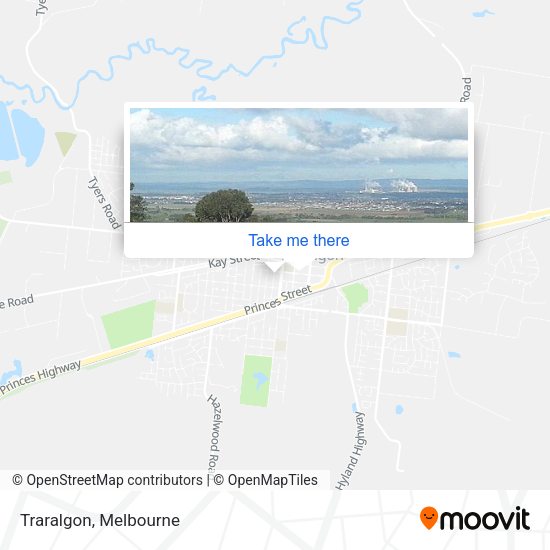 Traralgon map