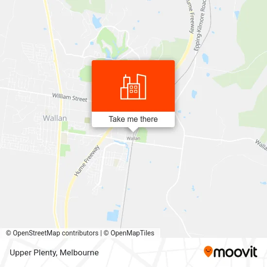 Upper Plenty map