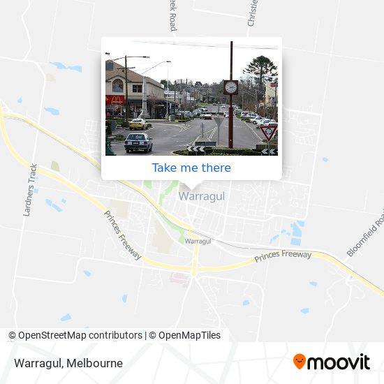 Warragul map