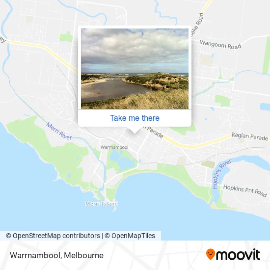Warrnambool map