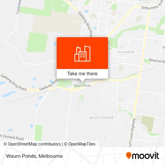 Waurn Ponds map