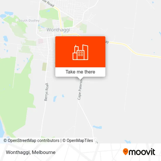 Wonthaggi map