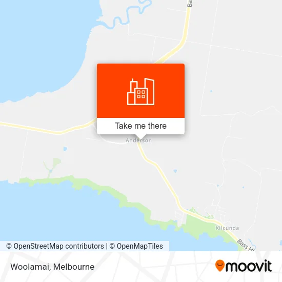 Woolamai map