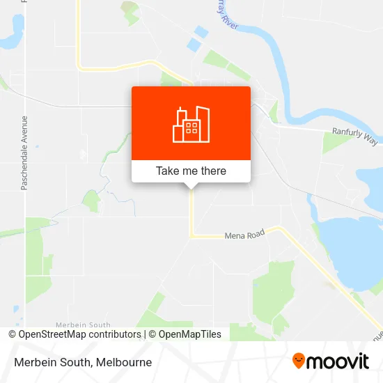 Merbein South map