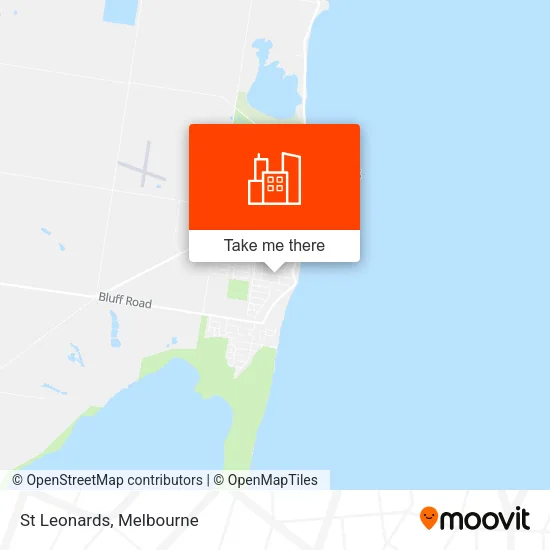St Leonards map