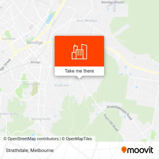 Strathdale map