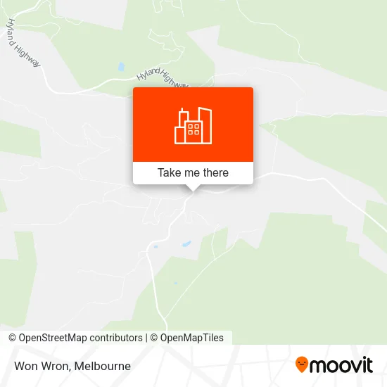 Won Wron map