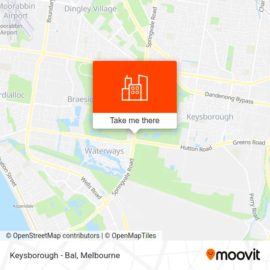 Keysborough - Bal map
