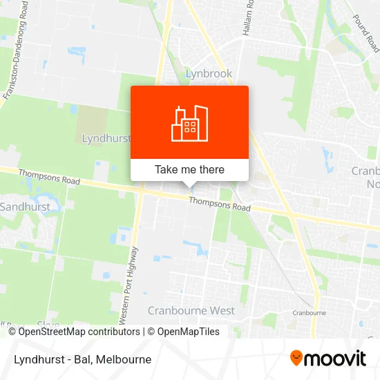 Lyndhurst - Bal map