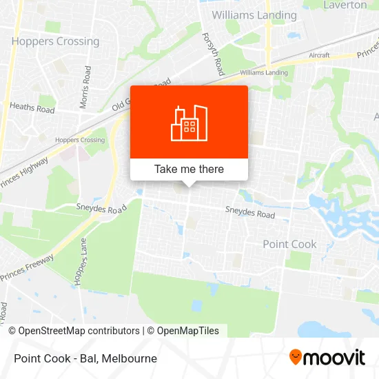 Point Cook - Bal map