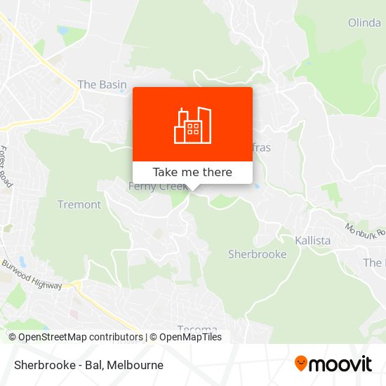 Sherbrooke - Bal map