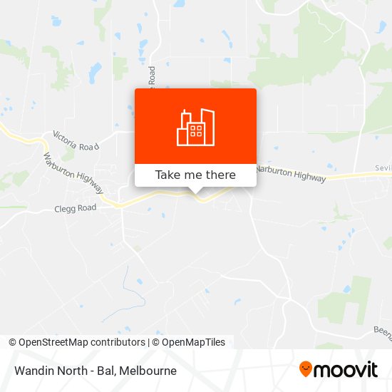 Wandin North - Bal map