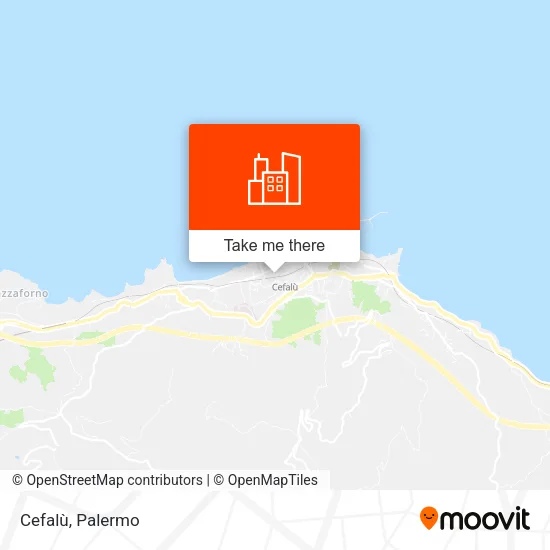 Cefalù map