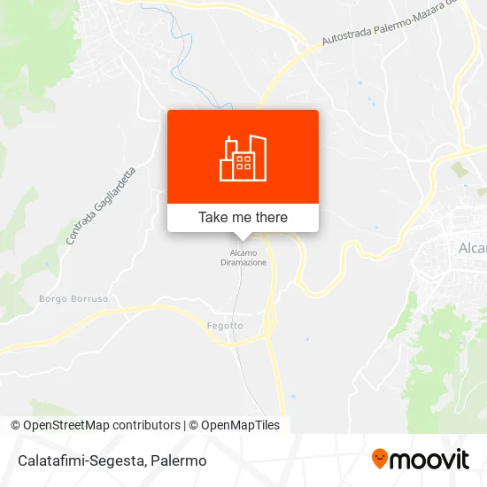 Calatafimi-Segesta map