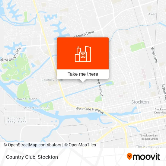 Country Club map