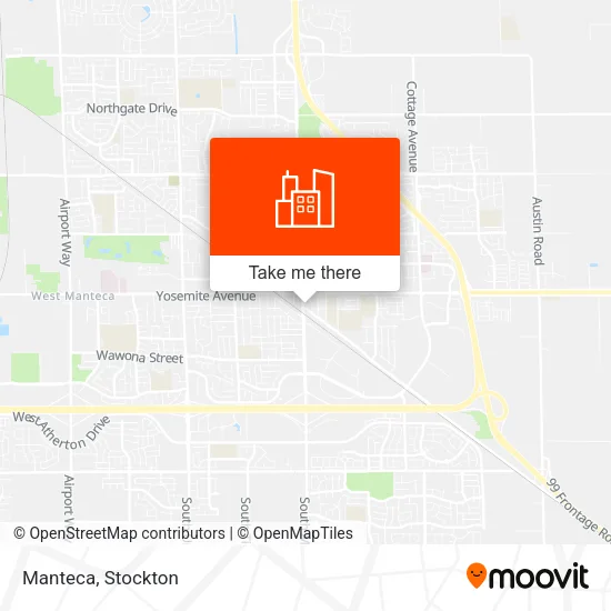 Manteca map