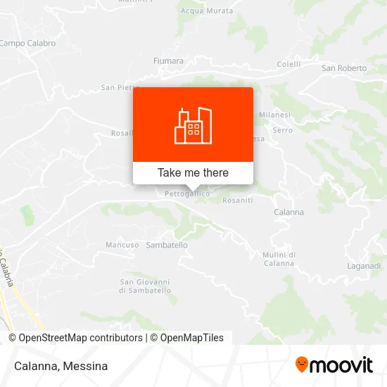 Calanna map