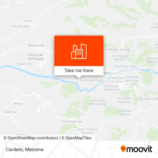 Cardeto map