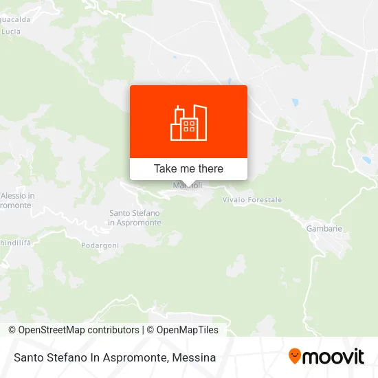 Santo Stefano In Aspromonte map