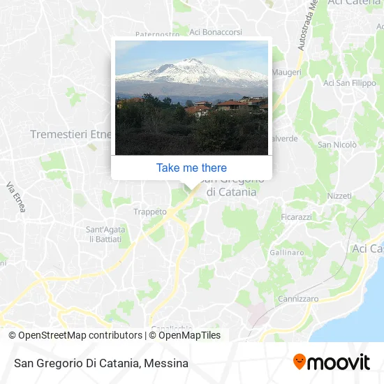 San Gregorio Di Catania map