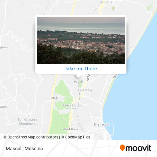 Mascali map