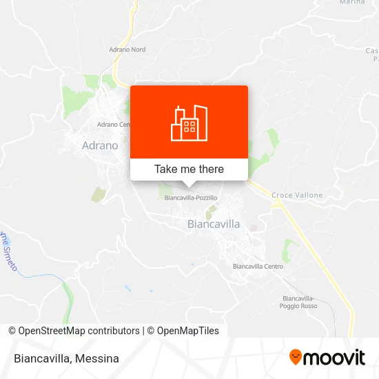 Biancavilla map