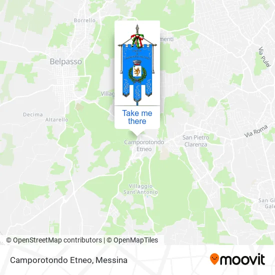 Camporotondo Etneo map