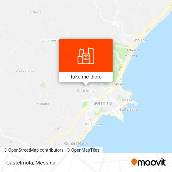 Castelmola map