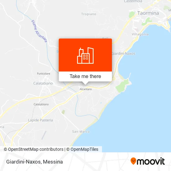 Giardini-Naxos map