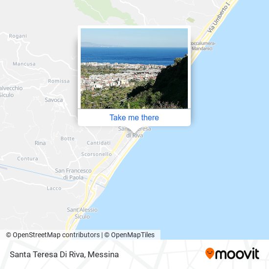 Santa Teresa Di Riva map