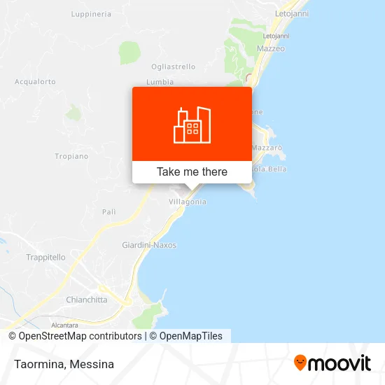 Taormina map