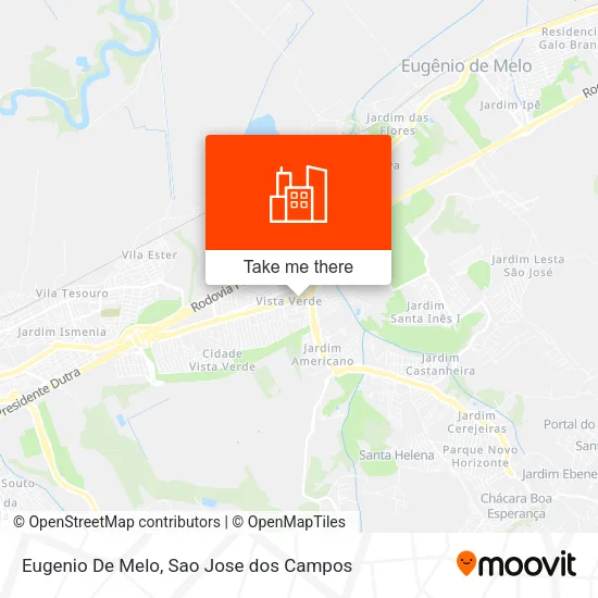 Eugenio De Melo map