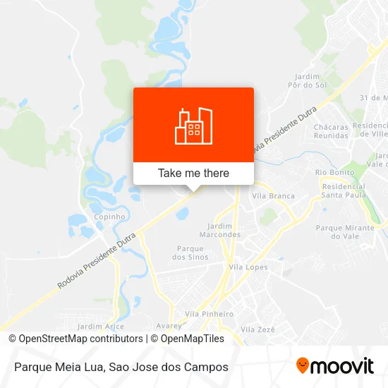Parque Meia Lua map