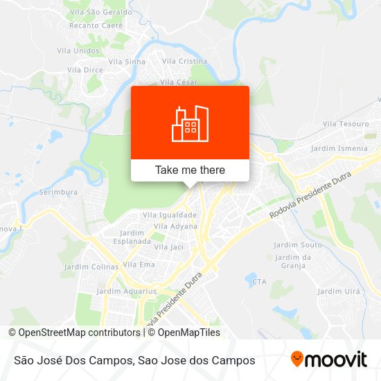 São José Dos Campos map