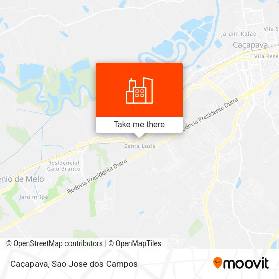 Caçapava map