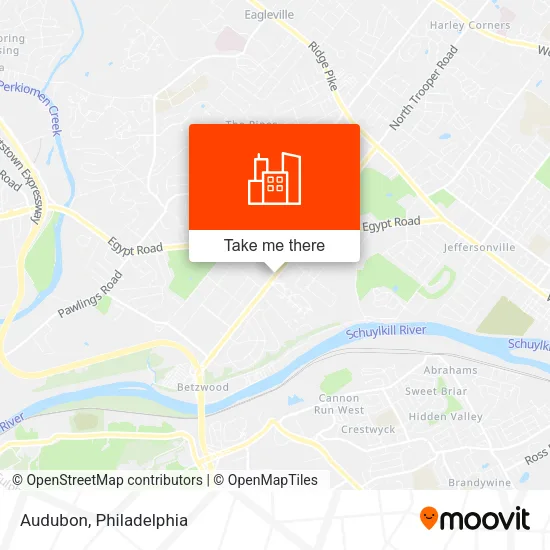 Audubon map