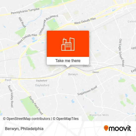 Berwyn map