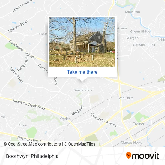 Boothwyn map