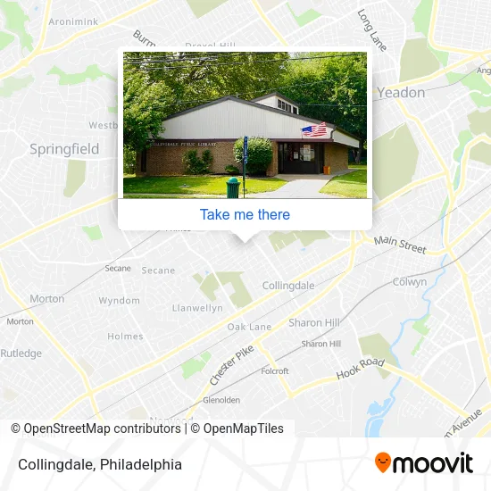 Collingdale map