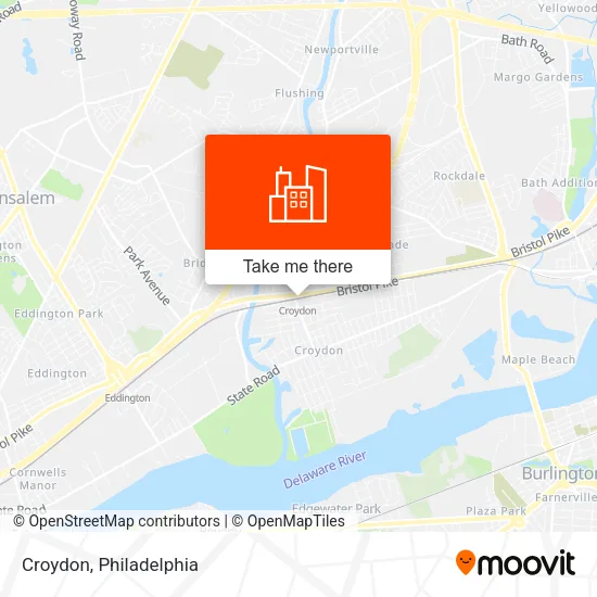 Croydon map