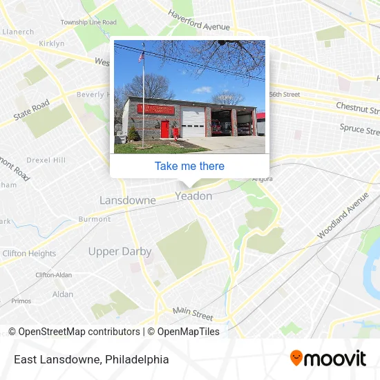East Lansdowne map